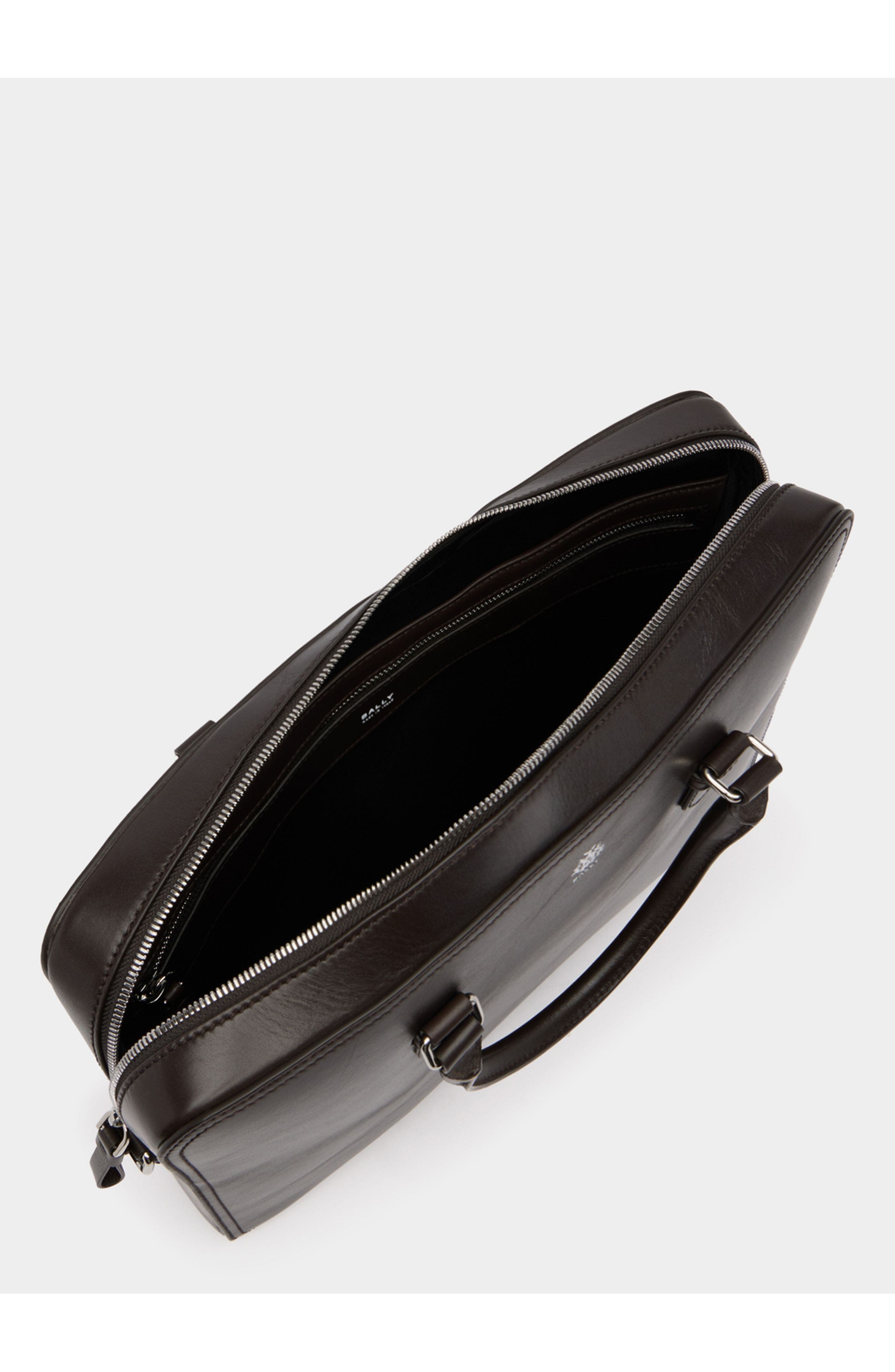 Bally Ray Briefcase, Alternate, color, Brown