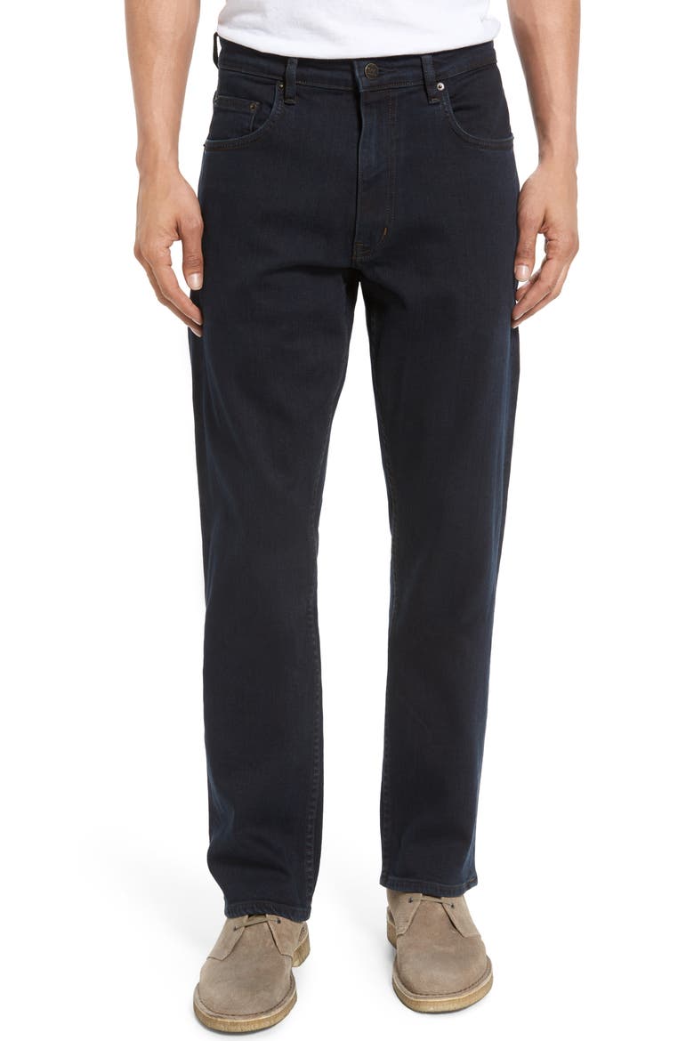 Cobham Relaxed Fit Jeans, Main, color, BLUE BLACK