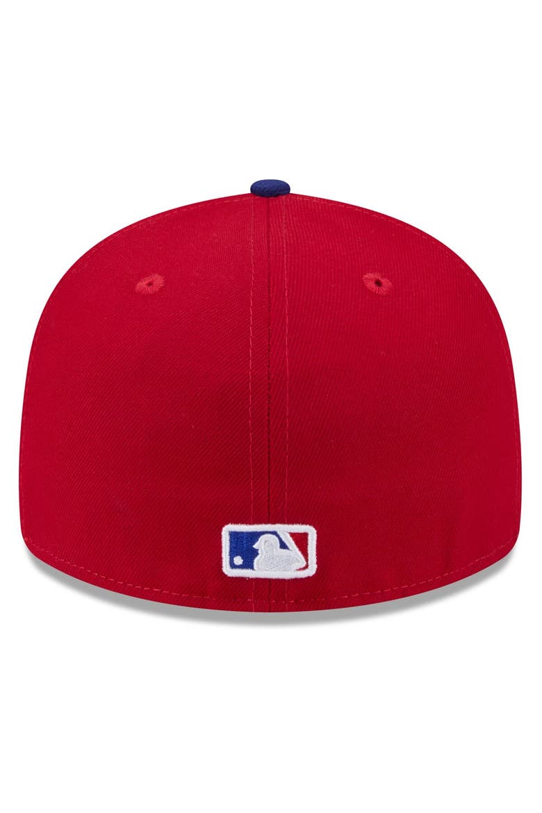 Men's New Era  Red/Royal Texas Rangers 2026 Spring Training 59FIFTY Fitted Hat, Alternate, color, Red