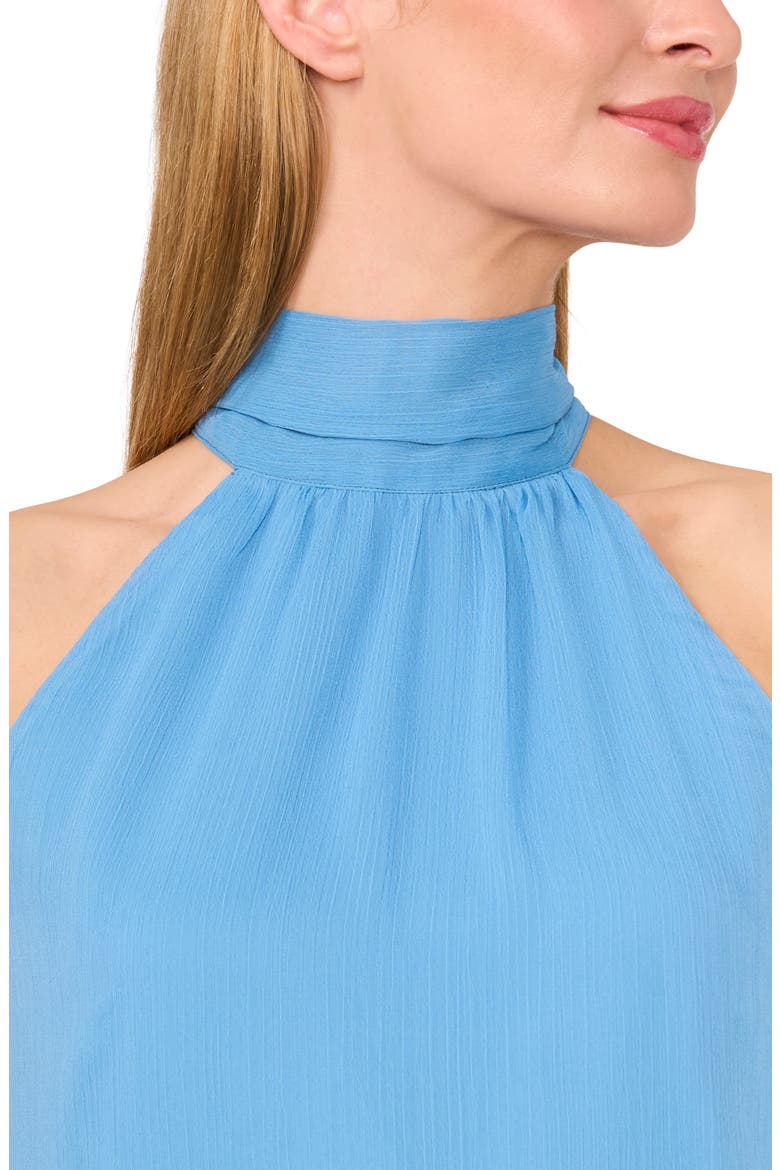 Halter Neck Yoryu Top, Alternate, color, BLUE SPRITZ