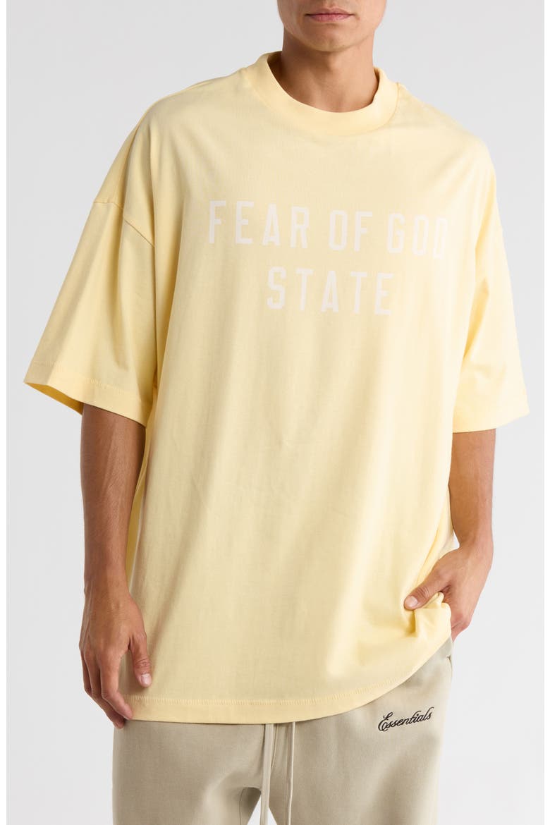 '90s Fit Logo Graphic T-Shirt, Main, color, GARDEN YELLOW