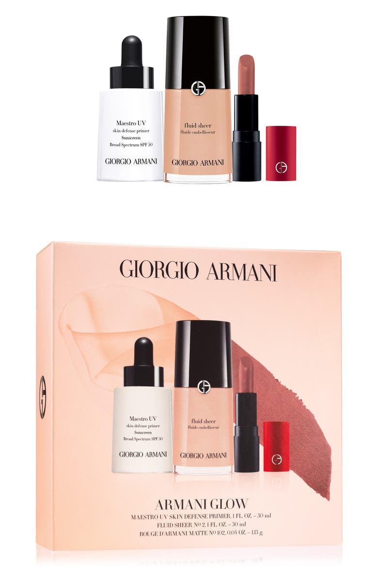Giorgio Armani Iconic Glow Set (Nordstrom Exclusive), Alternate, color, NO COLOR
