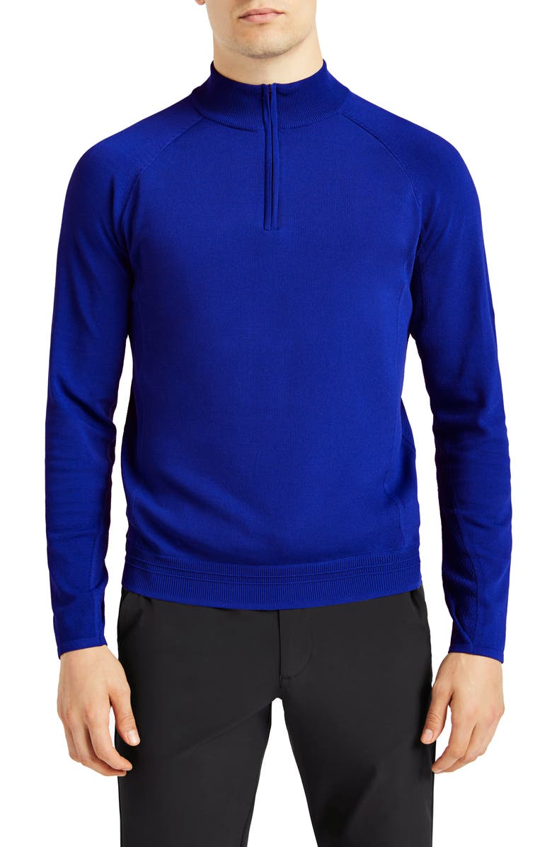 BRADY Golf Half-Zip Hybrid Engineered Pullover, Main, color, 
