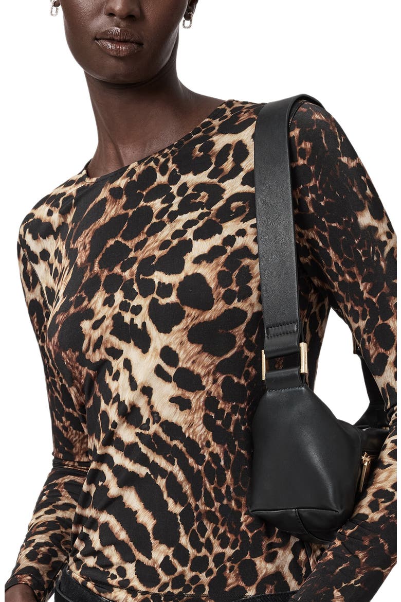 Katlyn Leopard Print Jersey Top, Alternate, color, PARDUS HONEY BROWN