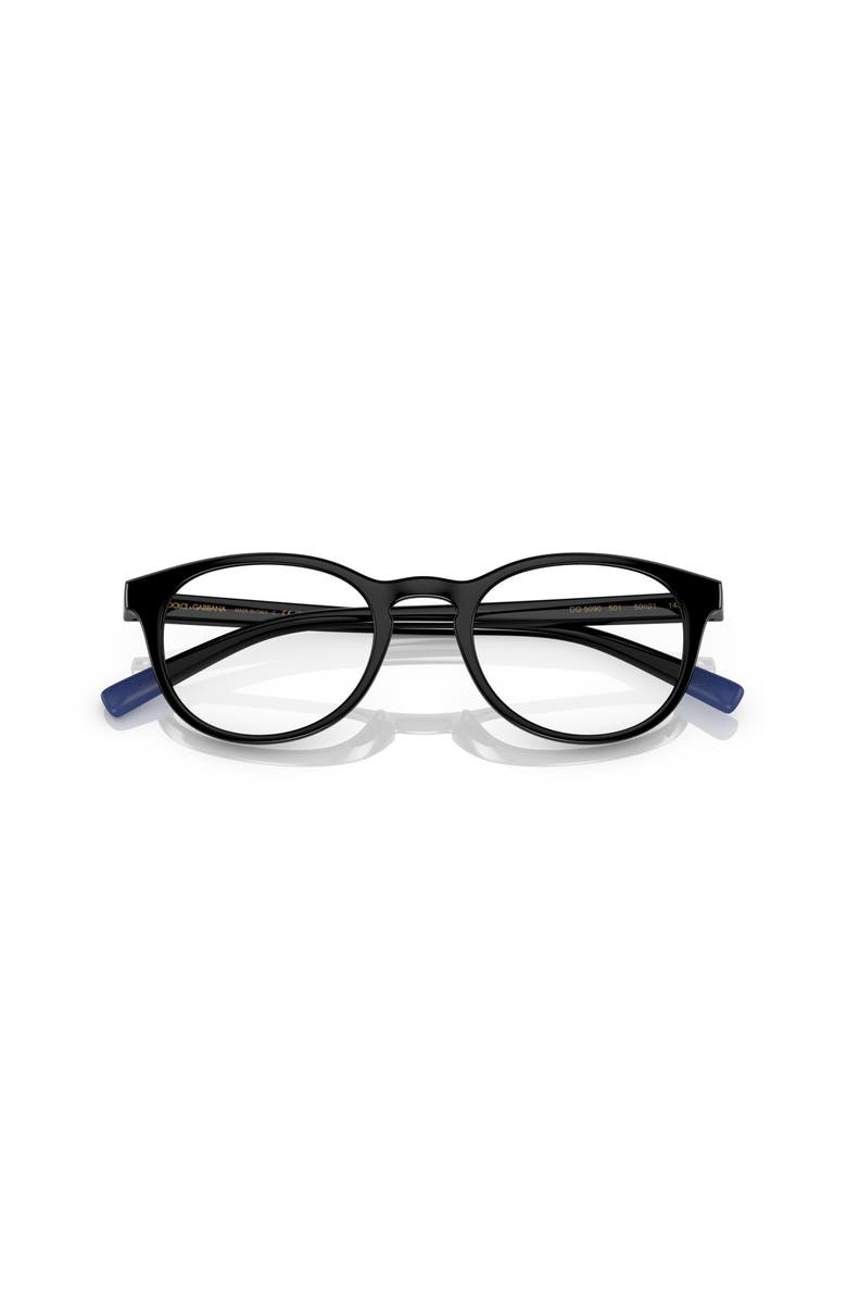 Dolce&Gabbana 48mm Phantos optical glasses, Alternate, color, Black