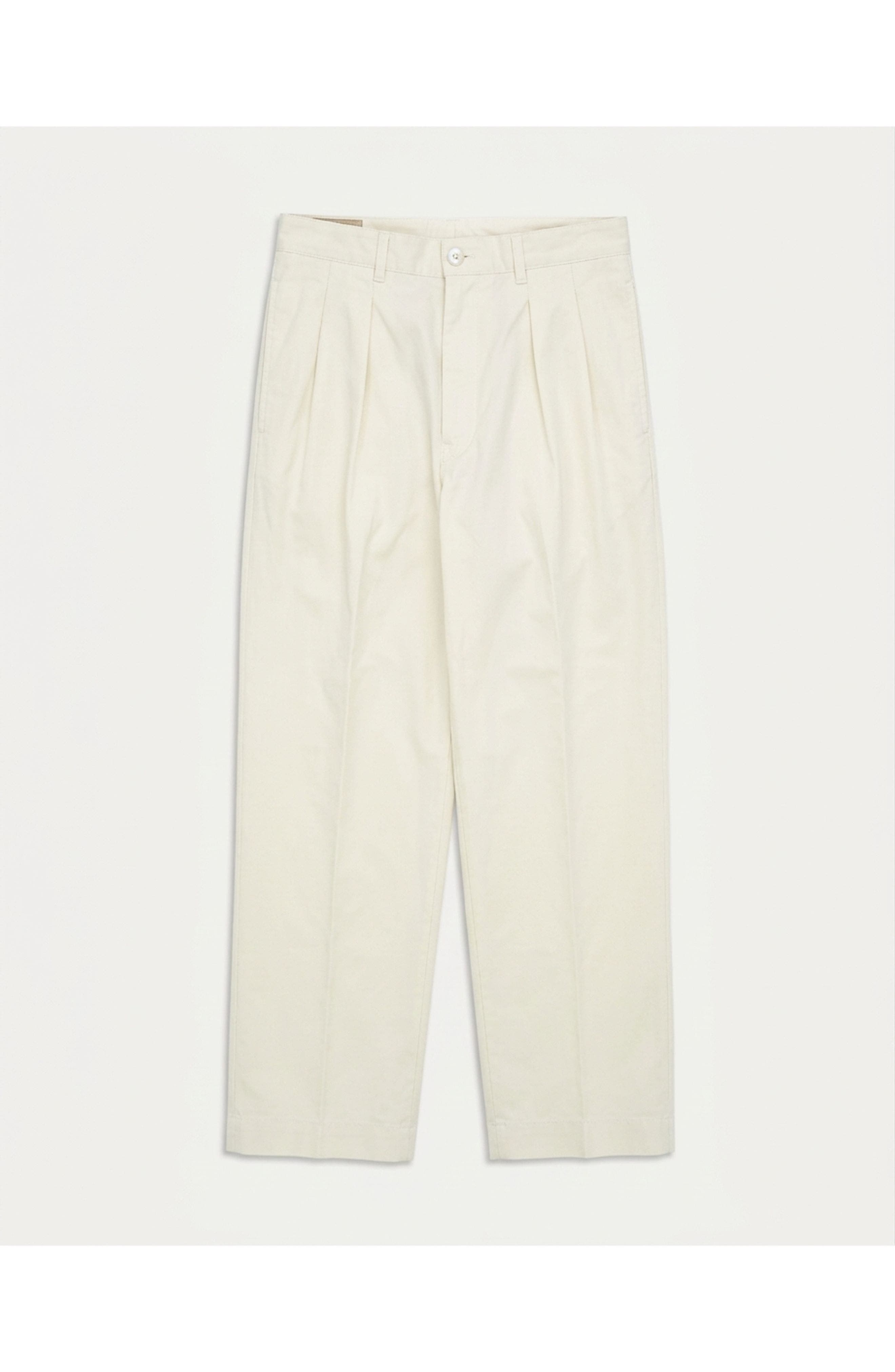 Newyork Pleated Cotton Trousers - image 3