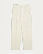Fortela Newyork Pleated Cotton Trousers