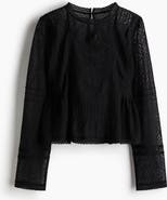 H&M Plumeti Mesh Blouse