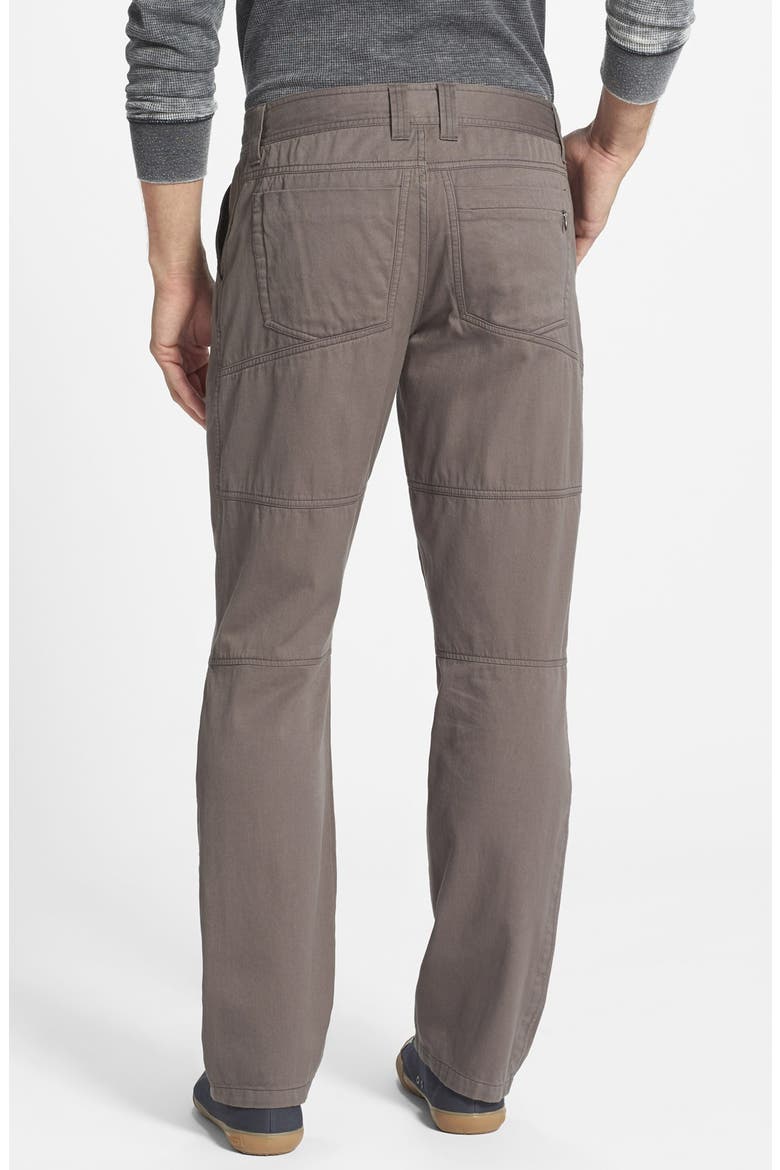 'Utilize' Straight Leg Organic Cotton Twill Pants, Alternate, color, ASH