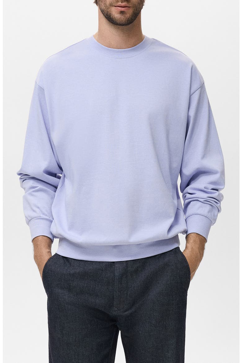 Cotton Sweatshirt, Main, color, SKY BLUE