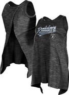 New Era Women's New Era Black Las Vegas Raiders Space Dye Active Tank Top