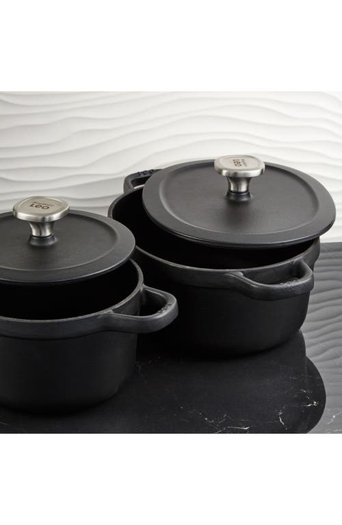 Berghoff Leo Graphite 4-piece Cookware Set In Black