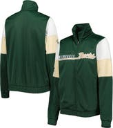 G-III 4HER BY CARL BANKS Women's G-III 4Her by Carl Banks Hunter Green Milwaukee Bucks Change Up Full-Zip Track Jacket