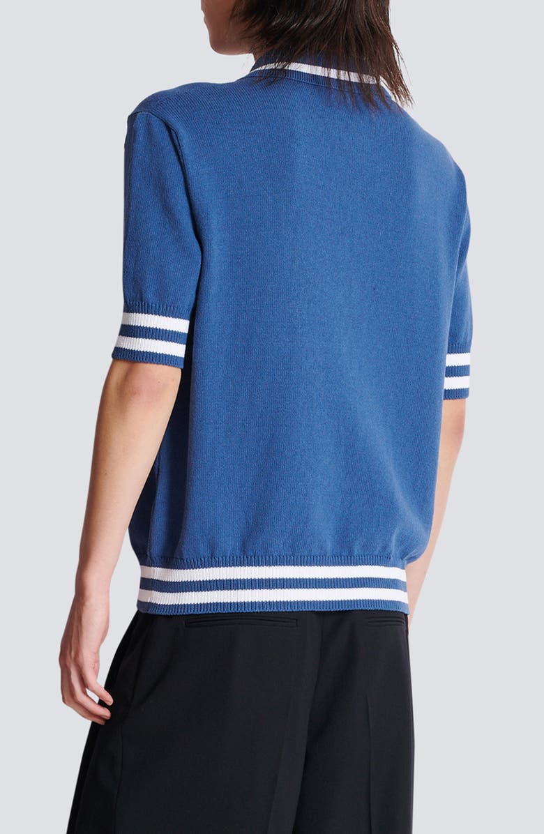 Signature Embroidered Polo Sweater