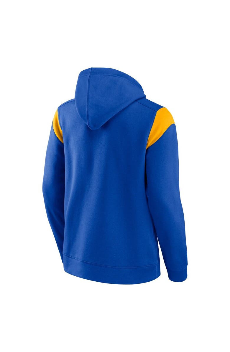 FANATICS Men's Fanatics Royal Los Angeles Rams Call The Shot Pullover Hoodie, Alternate, color, 