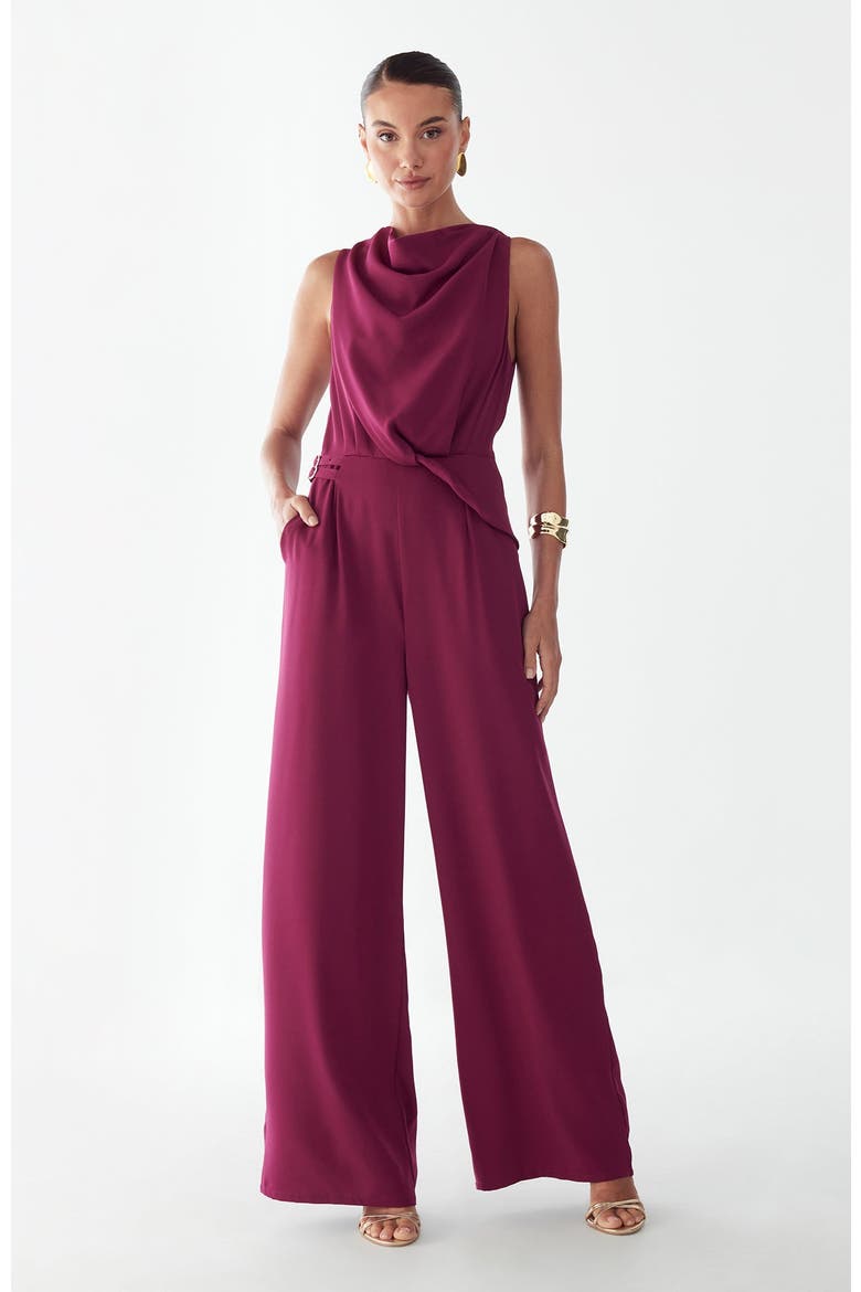 Dalia Jumpsuit, Alternate, color, Plum