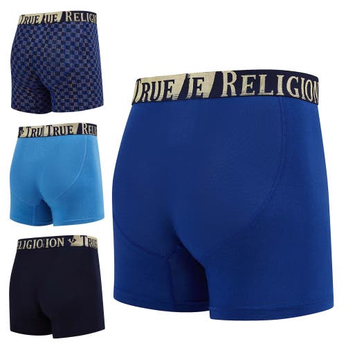 True Religion Boxer Briefs Stretch Underwear Pack Of 4 In Multi