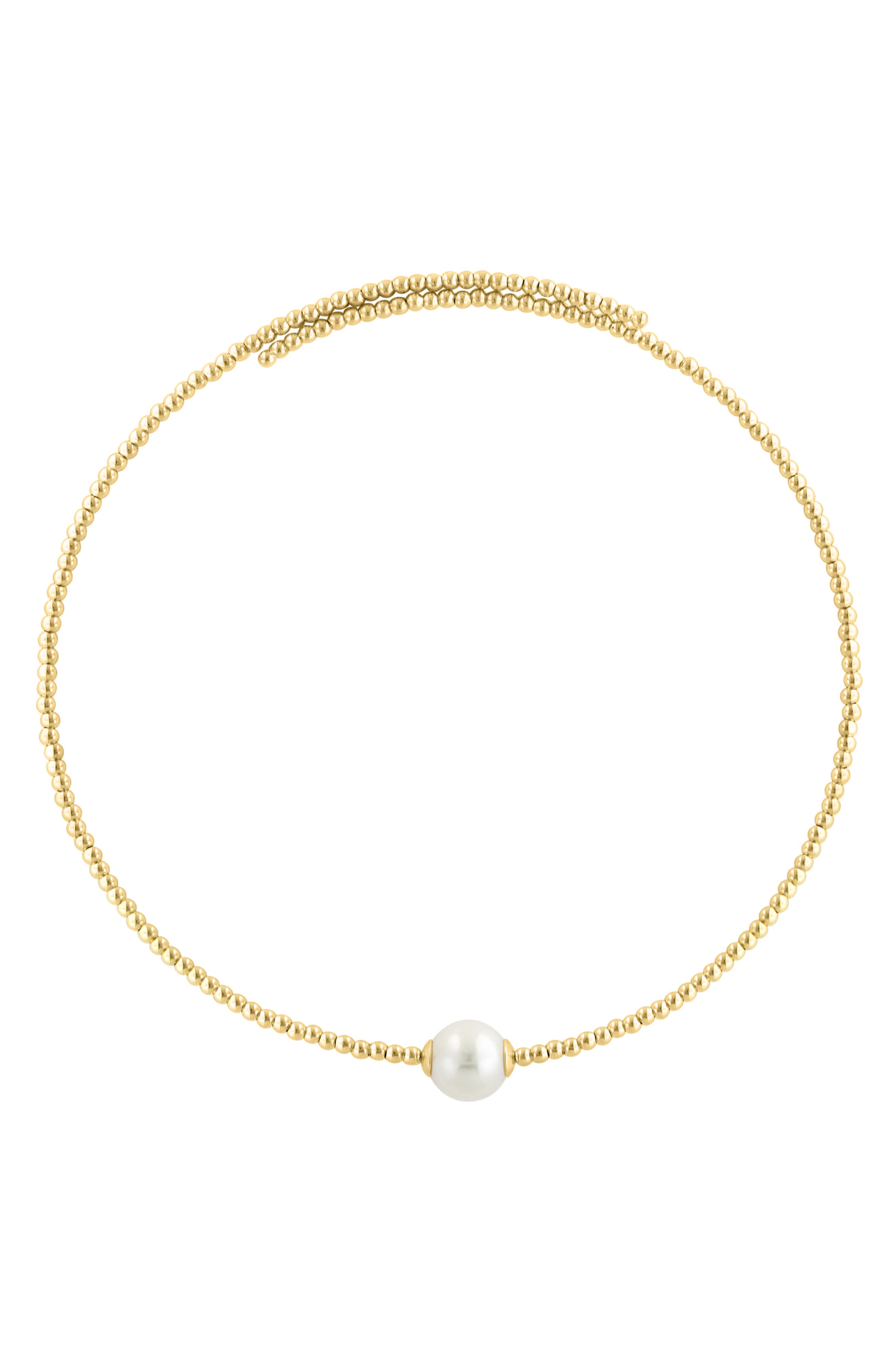 EFFY 14K Yellow Gold Plated Freshwater Pearl Pendant Necklace