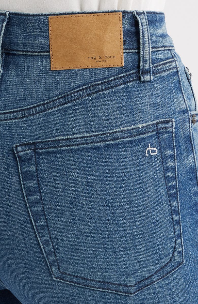 rag & bone Flexi Wren High Waist Slim Jeans, Alternate, color, Willow