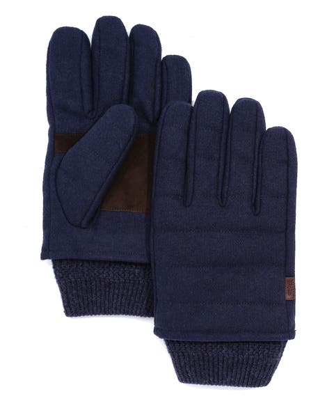Wool Channel Quilted Glove