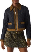 Steve Madden Agatha Quilted Denim Jacket