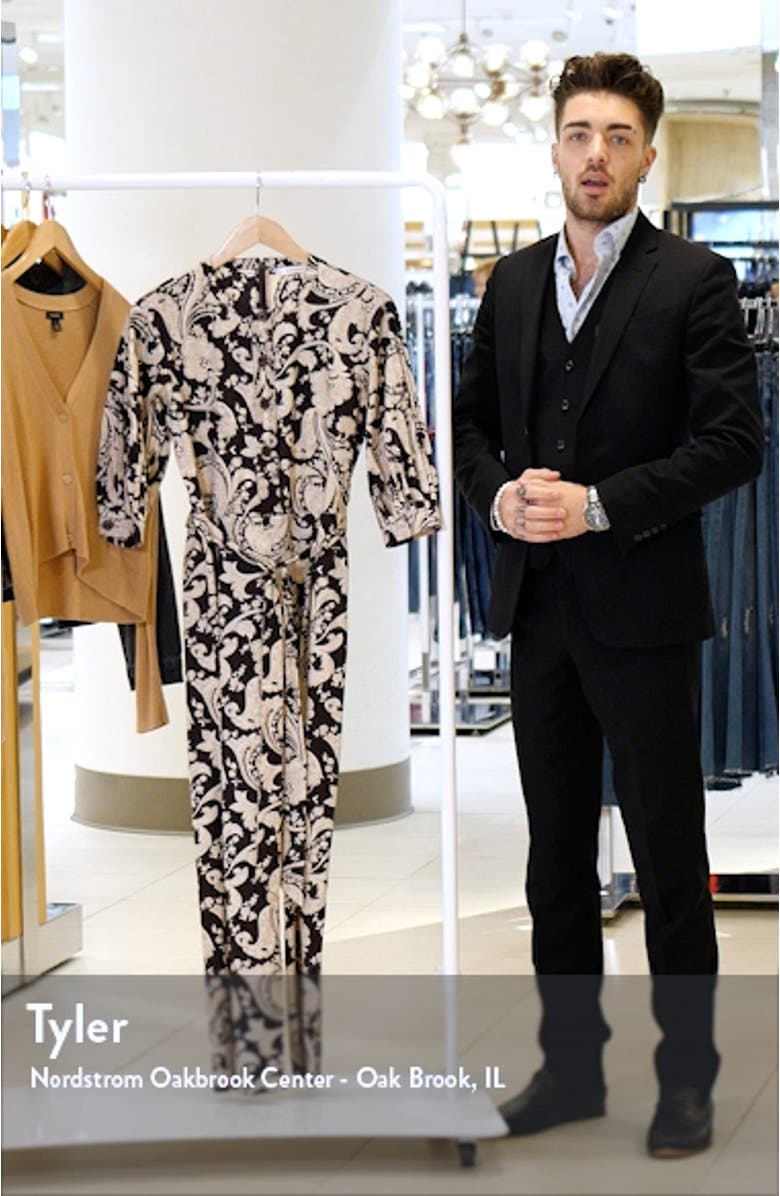 Paisley Cotton Jumpsuit, sales video thumbnail