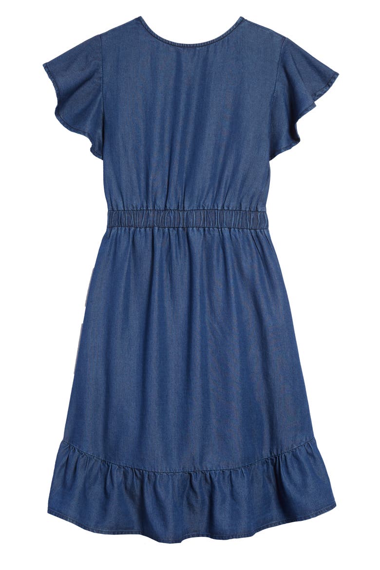 Habitual Shae Wrap Dress, Alternate, color, DARK STONE