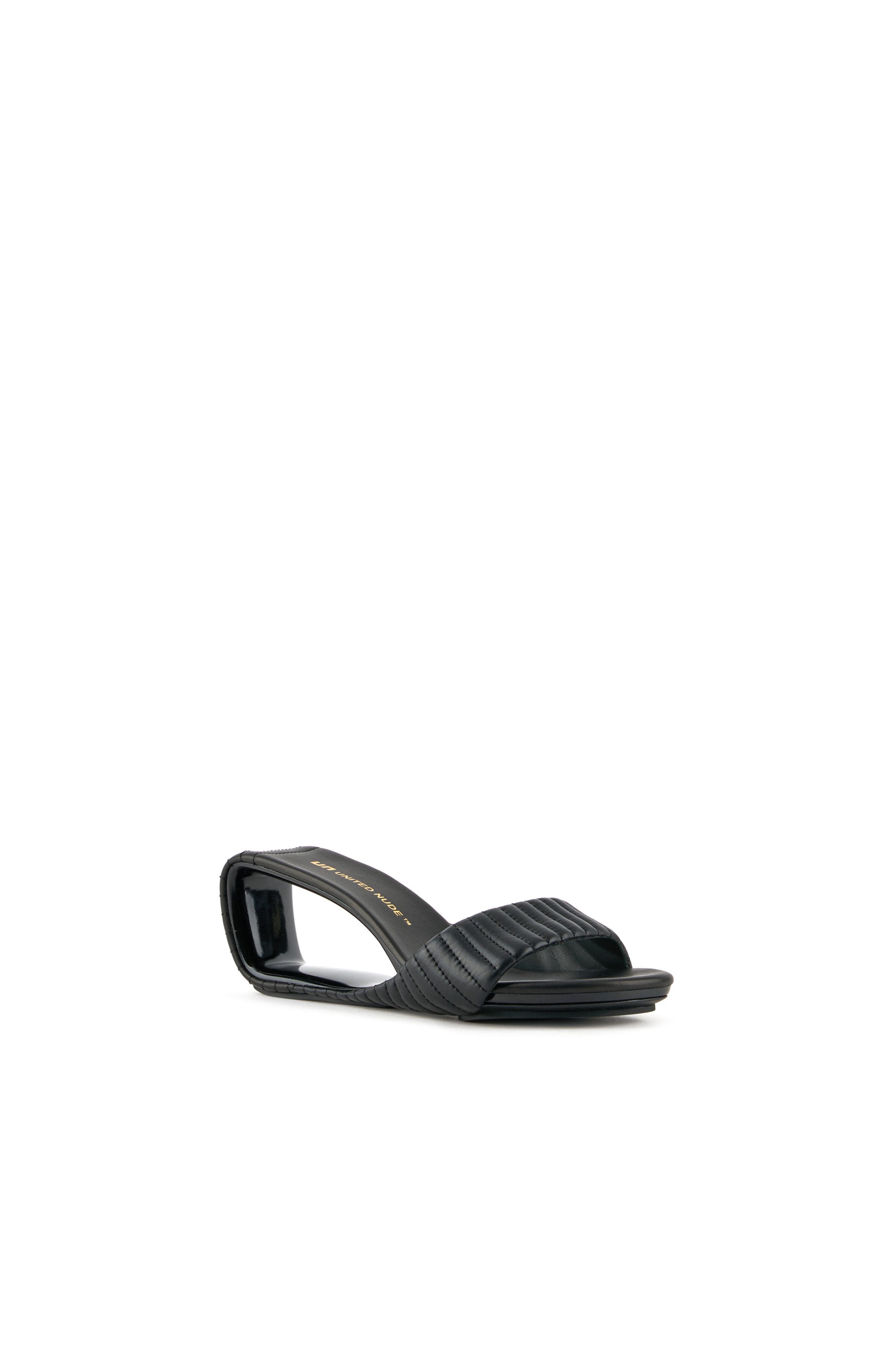 United Nude Mobius Mid Puffier Sandals, Alternate, color, Black Puffier