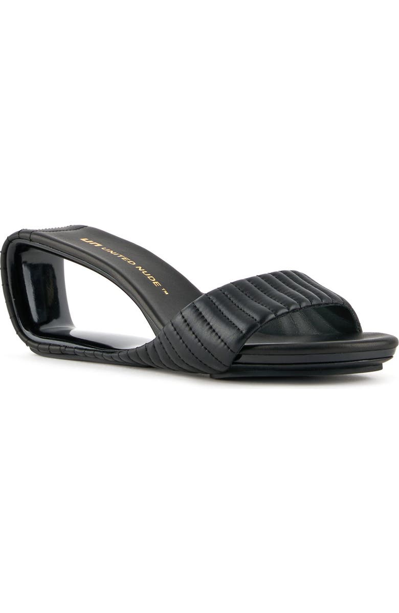 United Nude Mobius Mid Puffier Sandals, Alternate, color, Black Puffier