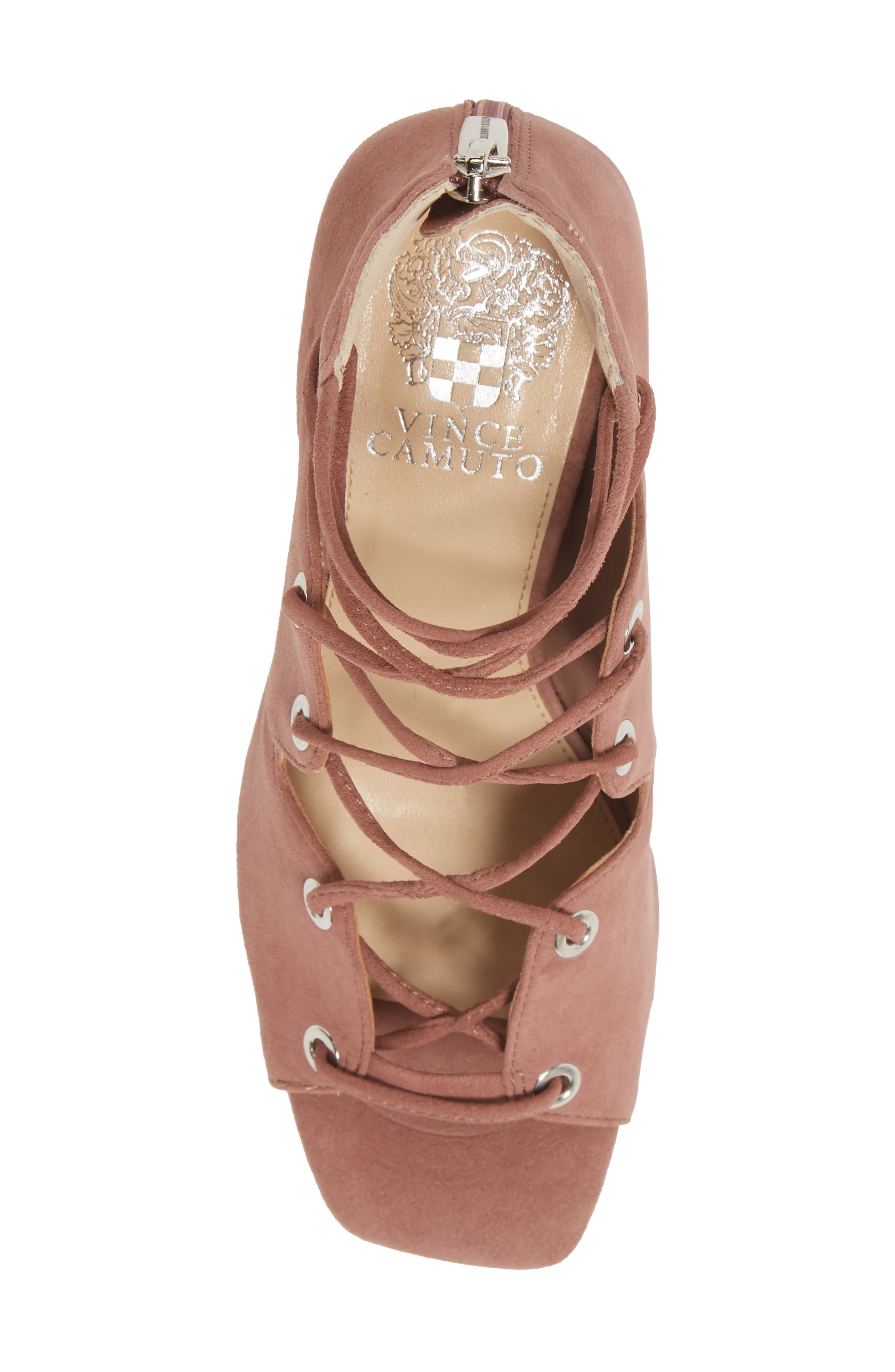 Nahara Sandal, Alternate, color, DRY ROSE