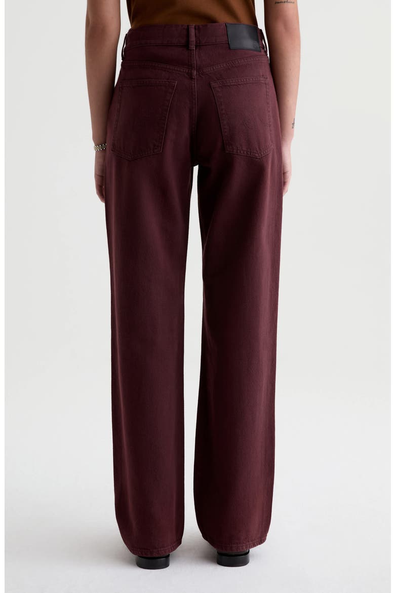 Billie High Waist Straight Leg Jeans, Alternate, color, SULFUR JAZZ BERRY