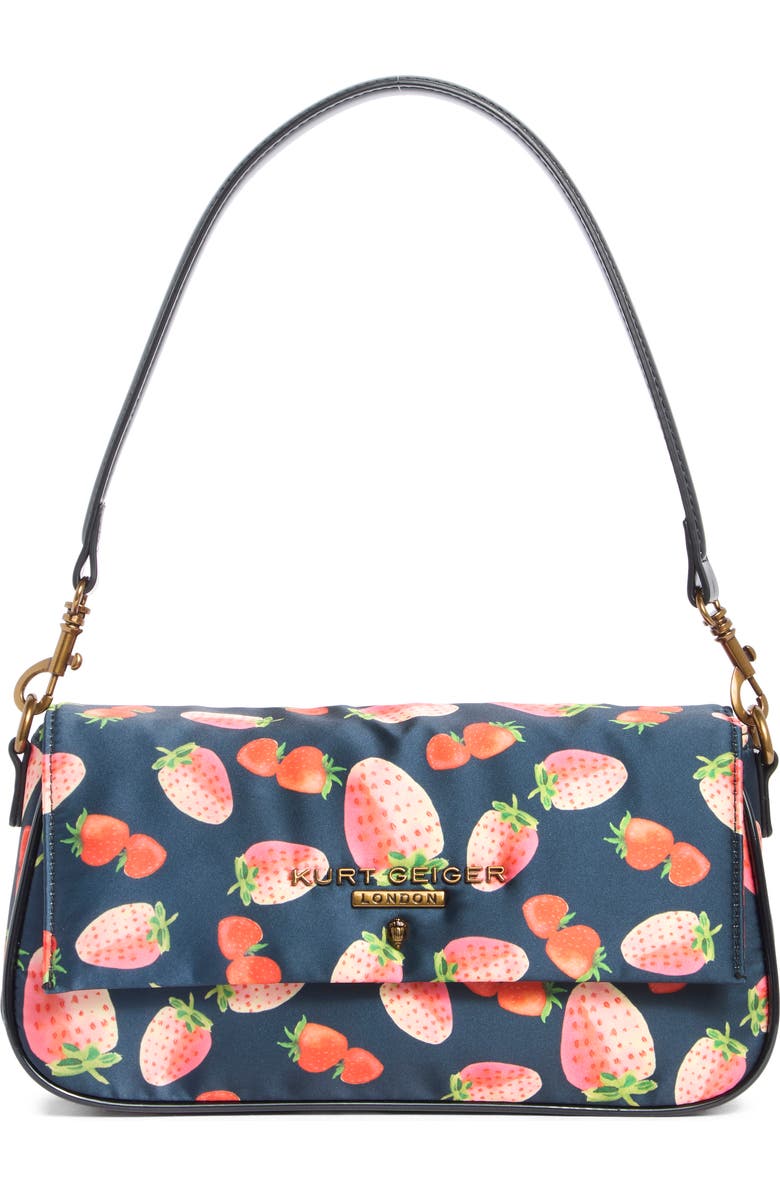 Kurt Geiger London Portobello Flap Shoulder Bag, Main, color, Blue