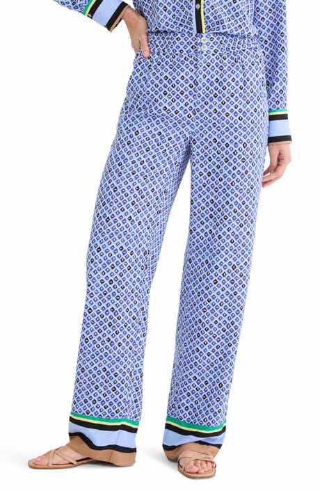 Lenox Mosaic Print Wide Leg Pants