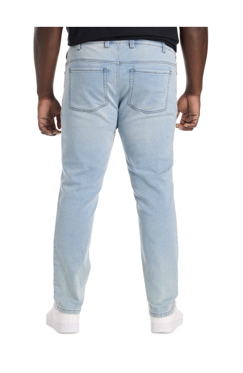 True Nation by DXL Big & Tall Comfort Knit Jeans, Alternate, color, Lighten Up