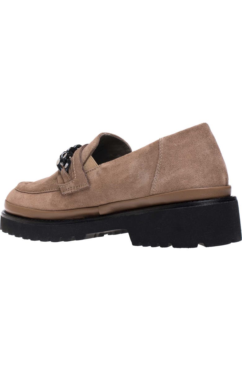 Ron White Renee Chain Detail Weatherproof Loafer, Alternate, color, Mink