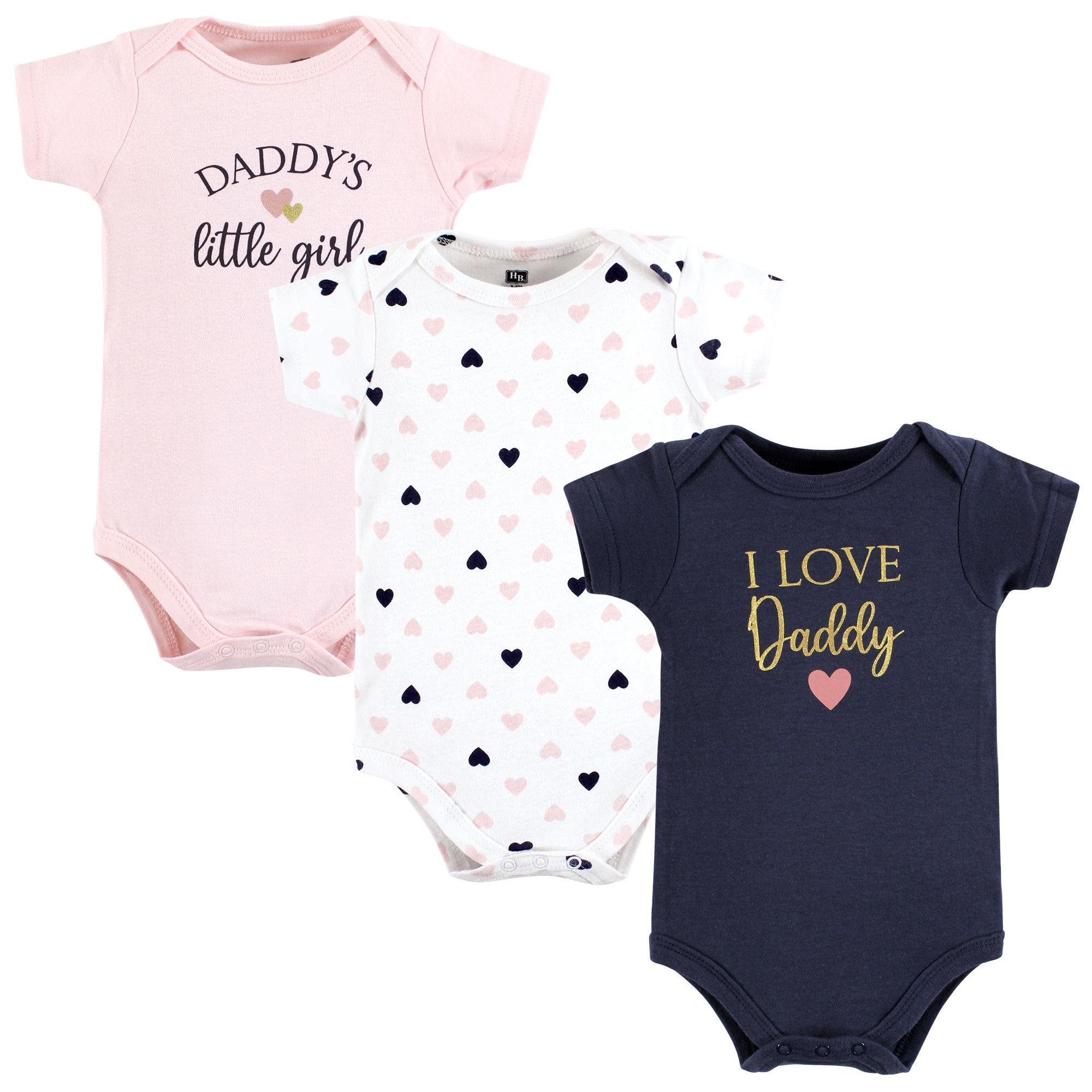 Girl Daddy Pink Navy 3Pk