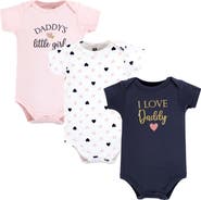Hudson Baby Cotton Bodysuits 3-Pack