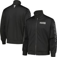 PLEASURES Men's PLEASURES Black Philadelphia Phillies Pitcher Full-Zip Track Jacket