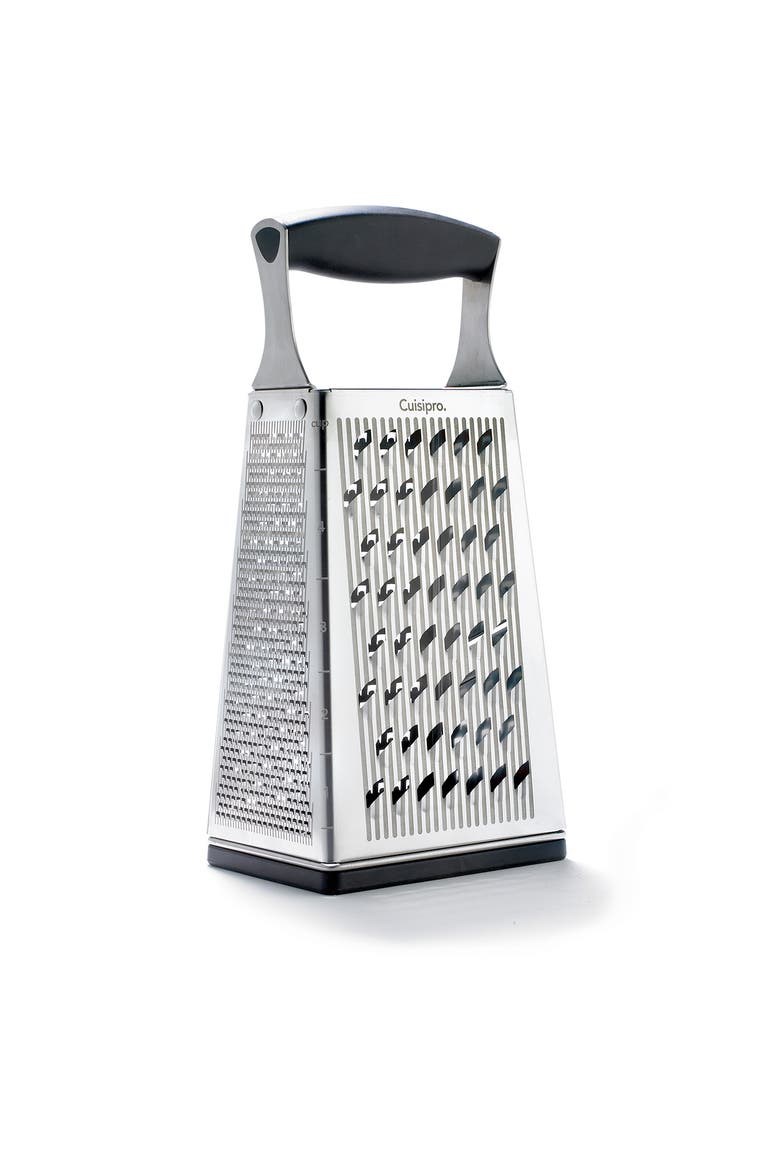 Surface Glide Technology 4 Sided Box Grater, Main, color, Silver