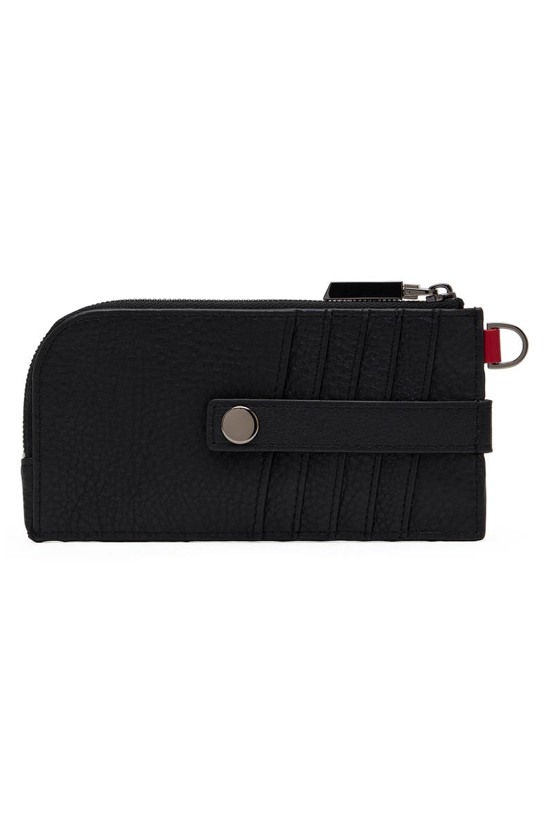 210 East Leather Wallet, Alternate, color, BLACK/ GUNMETAL