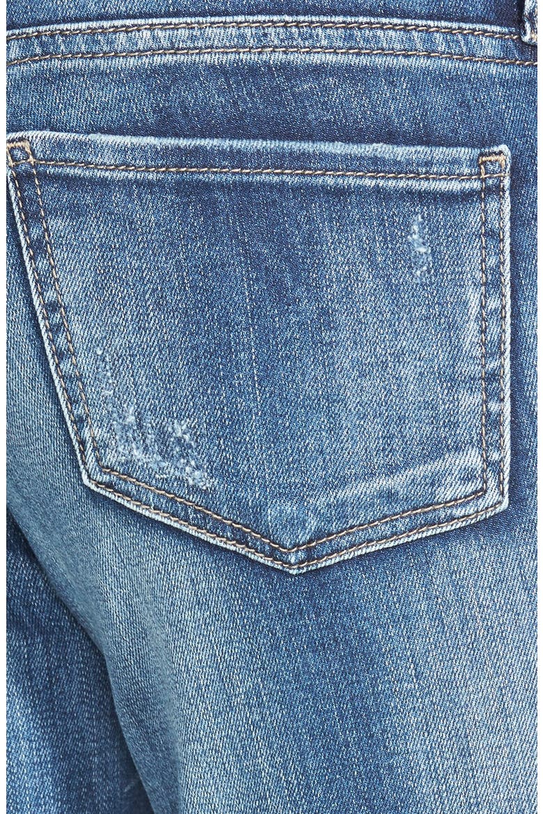 'Adele' Patch Detail Slouchy Boyfriend Jeans, Alternate, color, GLITTER