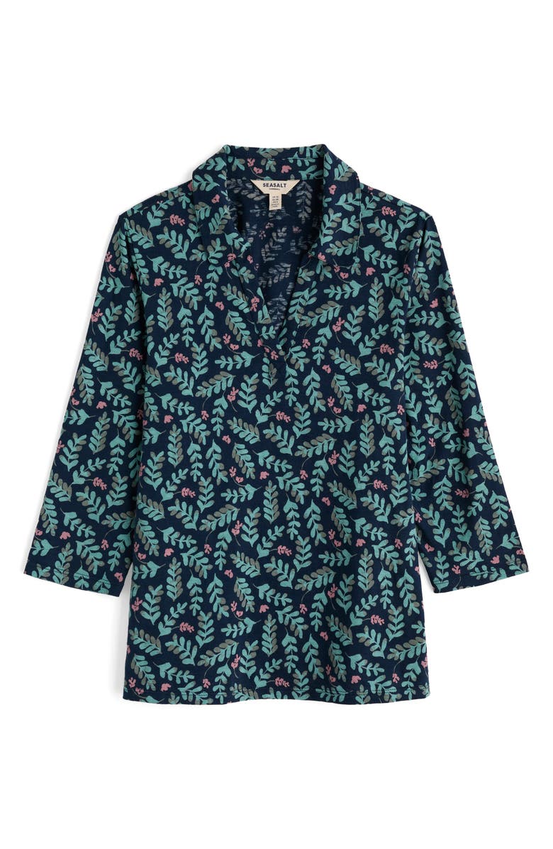 Seasalt Cornwall Wavecrest Organic Cotton Jersey Top, Alternate, color,