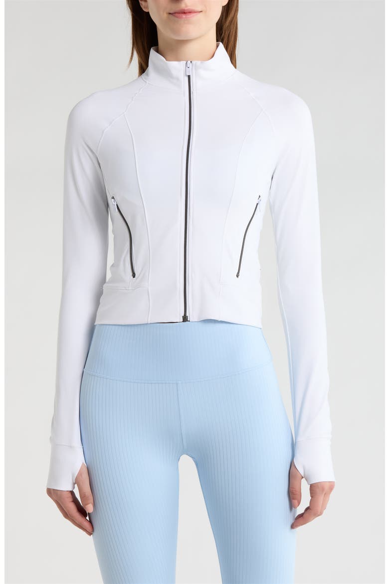 AllTheForm™ Fitness Jacket, Alternate, color, WHITE