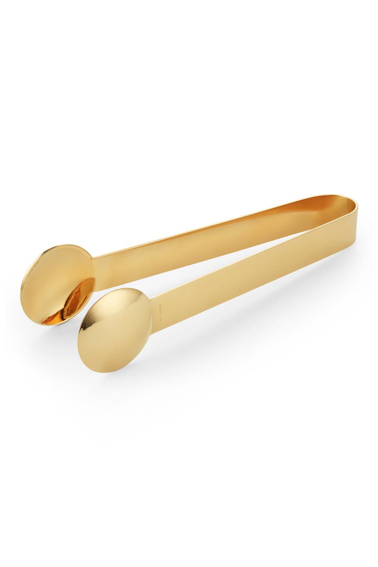 Mattea Ice Tongs, Main, color, GOLD