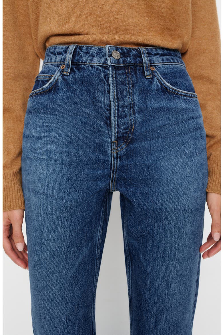 Cynthia High Waist Straight Leg Jeans, Alternate, color, MAGGIORE