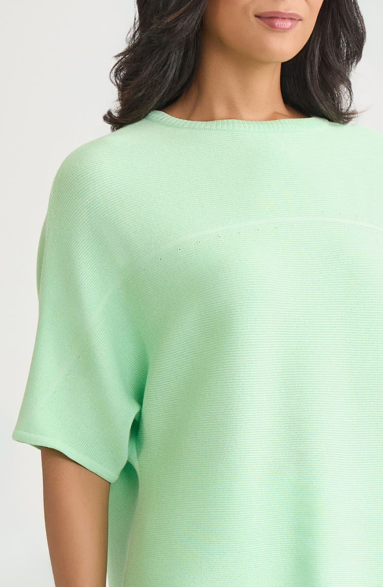 Misook Dolman Sleeve Knit Tunic, Alternate, color, Paradise Green