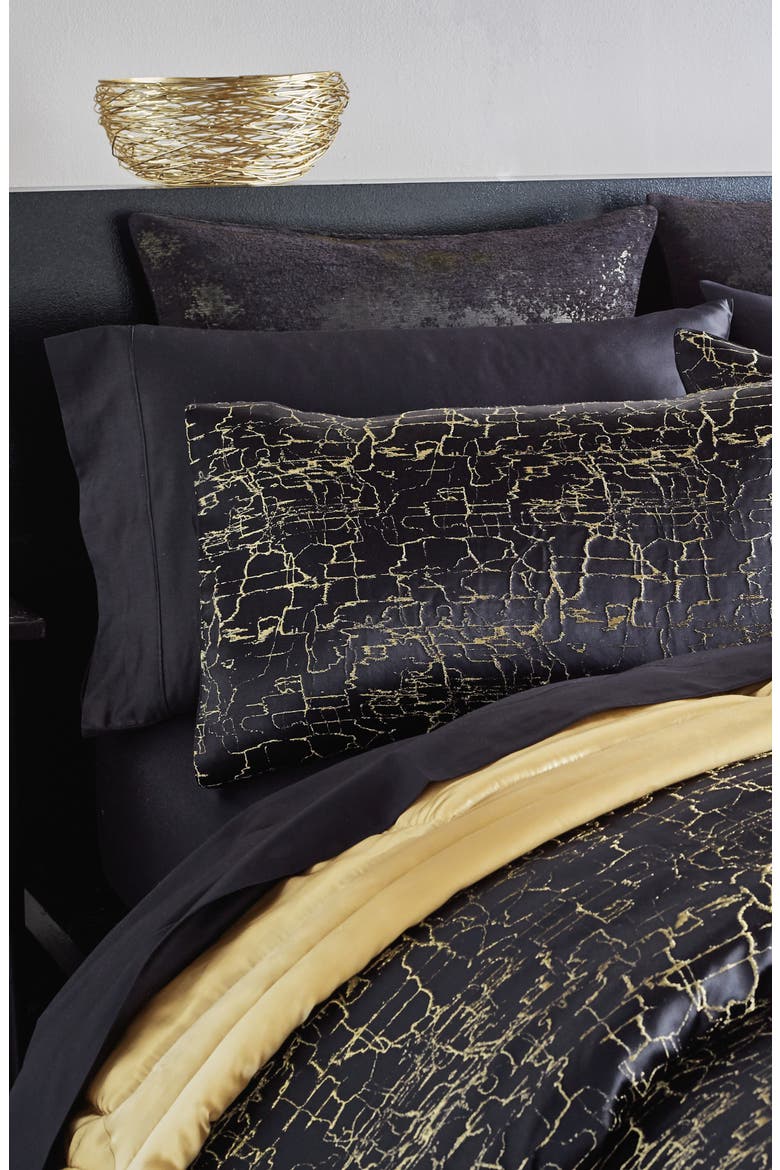 Onyx Duvet Cover, Alternate, color, ONYX