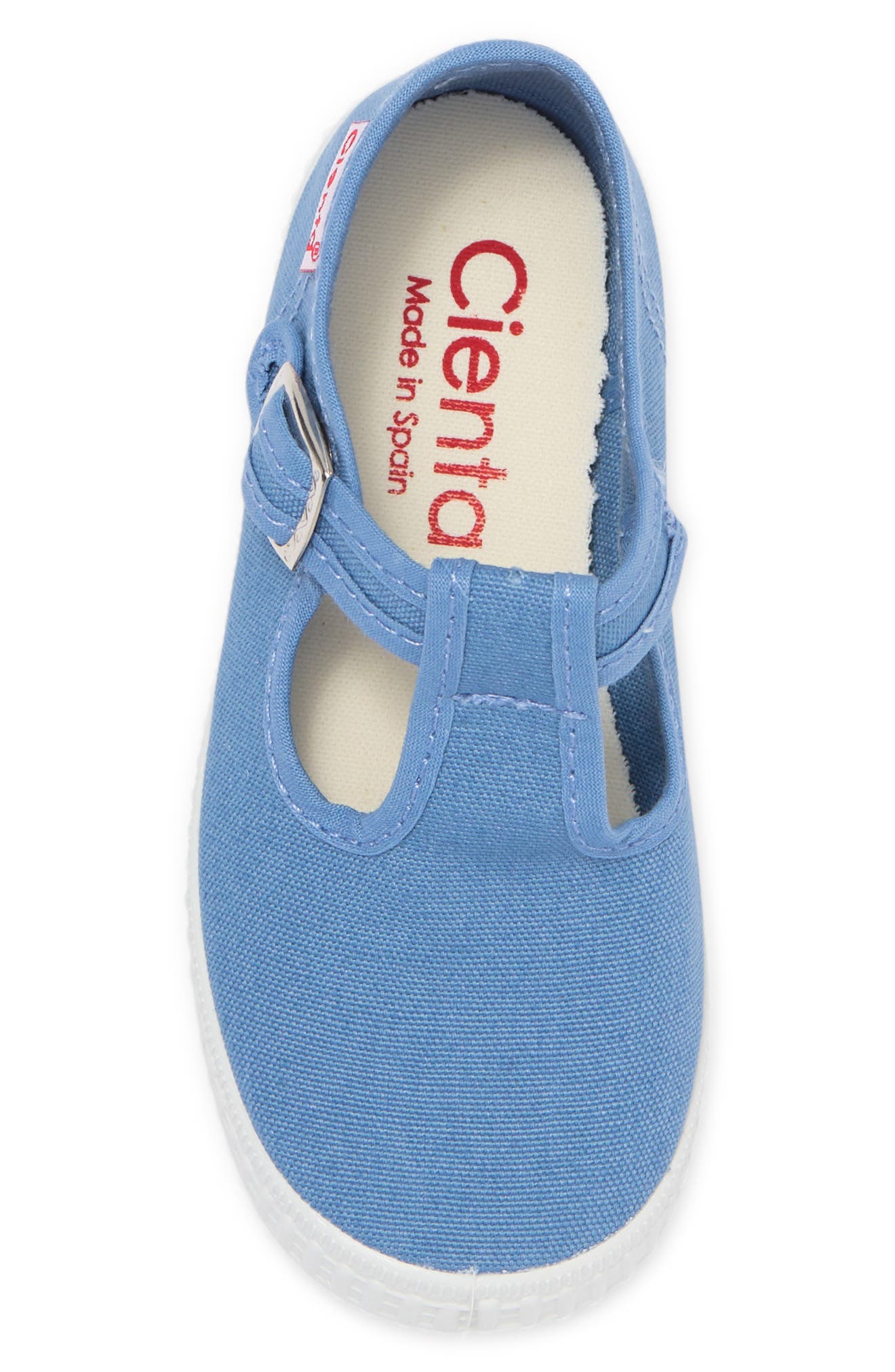 Cienta Canvas T-Strap Sneaker, Alternate, color, 