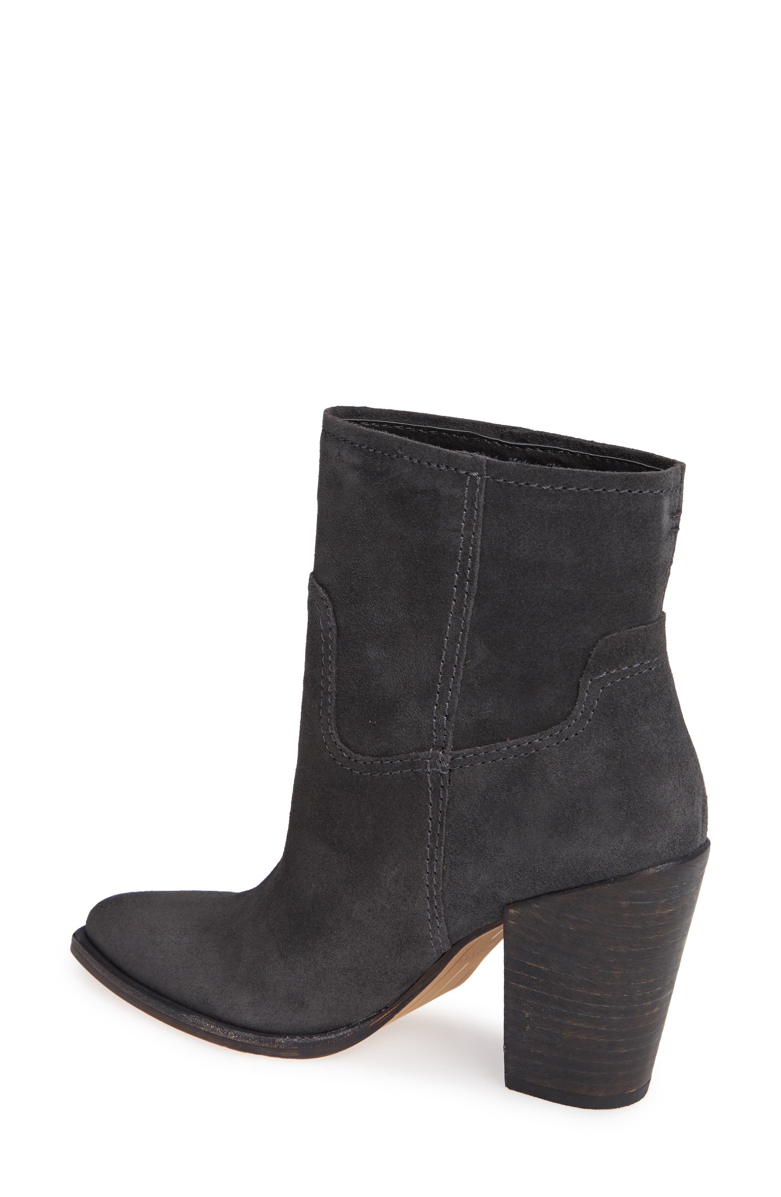 Dolce Vita Kelani Slouchy Western Bootie, Alternate, color, Anthracite