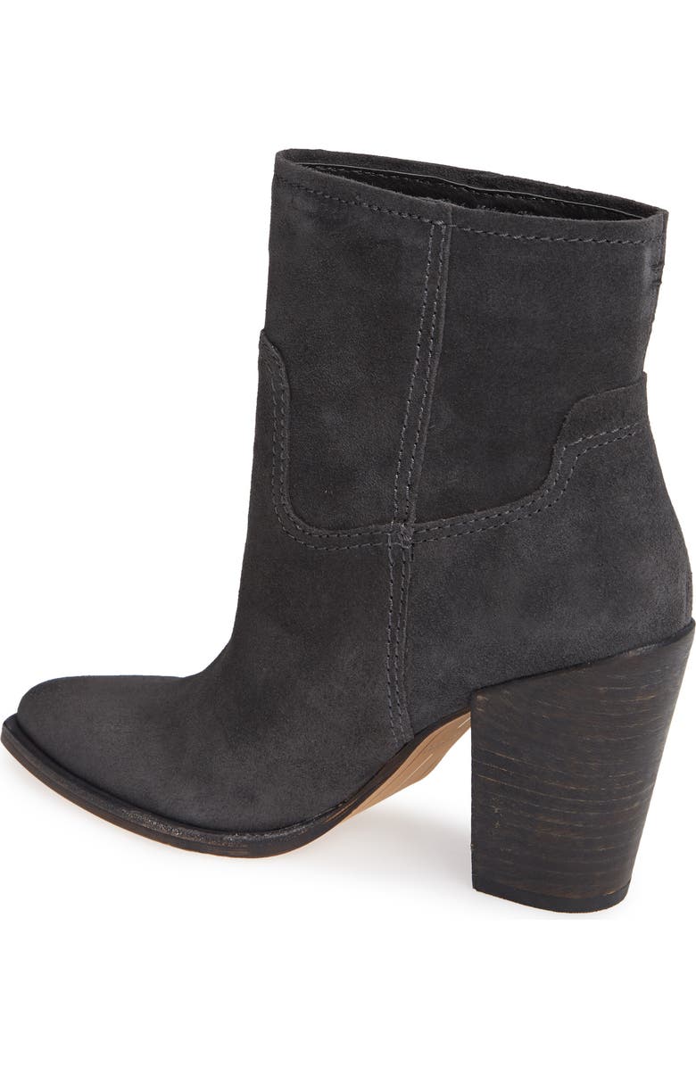 Dolce Vita Kelani Slouchy Western Bootie, Alternate, color, Anthracite